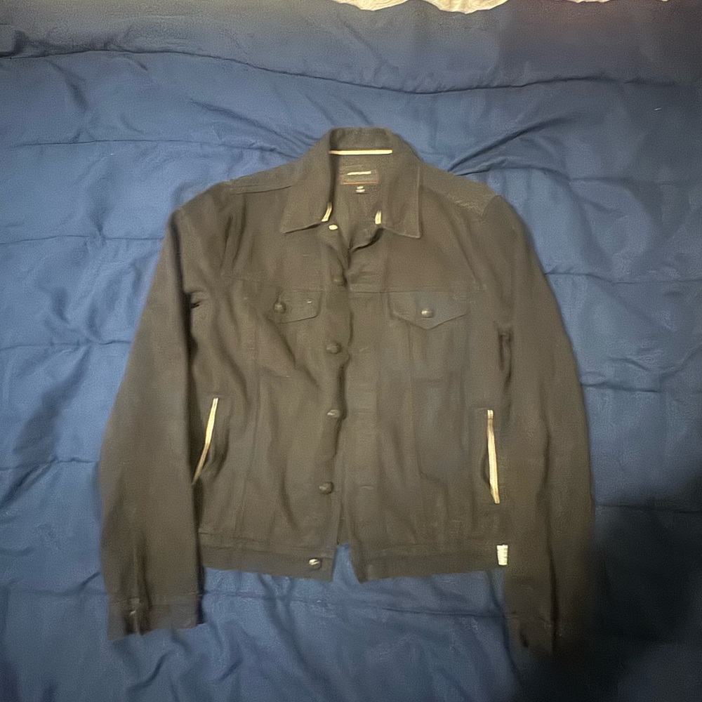 Men's Black Denim Jacket